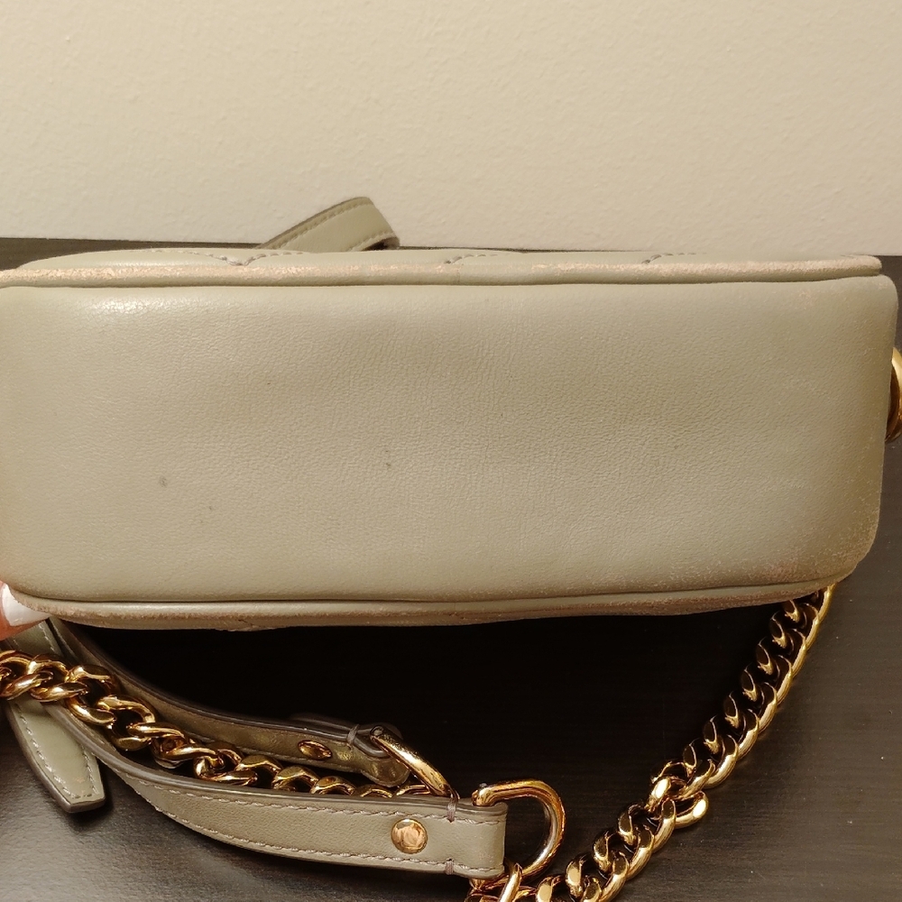 Tory Burch Quilted Gray Crossbody Bag - Picture 2 of 8